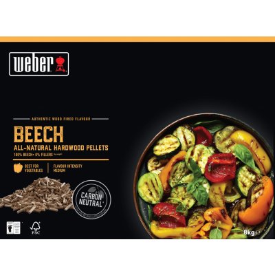 Weber 18292 Dřevěné přírodní pelety 8 kg buk – Zboží Dáma