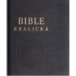 Poznámková Bible kralická černá, pravá kůže/zlatá ořízka – Hledejceny.cz