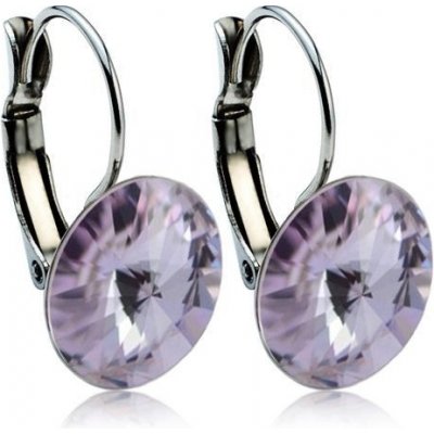 Nubis ocelové s krystaly Swarovski violet NBS12-VI – Hledejceny.cz