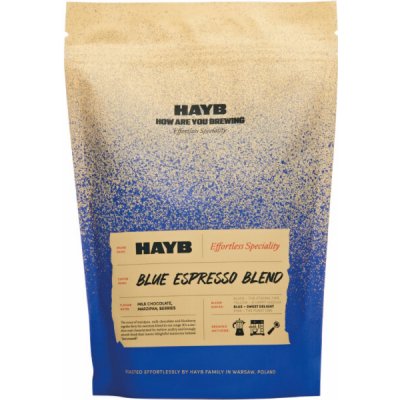 Hayb káva Arabica BLUE espresso mix zrnková 1 kg – Hledejceny.cz