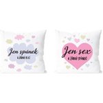 Polštář Jen spánek Jen sex – Zboží Dáma