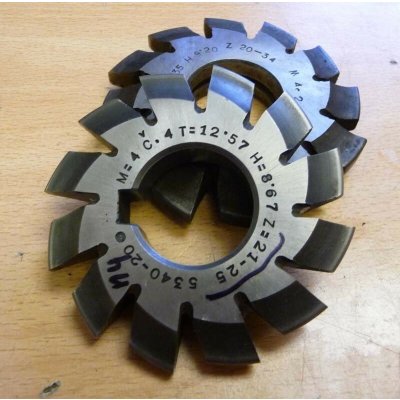 Fréza evolventní (modulová) M 5x20°, z135-nek. , D85 222510-5,0x20-08-D85