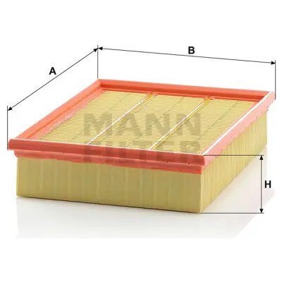 MANN FILTER Vzduchový filtr C 26 126 – Hledejceny.cz