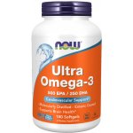 Now Foods Ultra Omega-3 Rybí olej 500 EPA + 250 DHA x 180 softgel kapslí – Zbozi.Blesk.cz