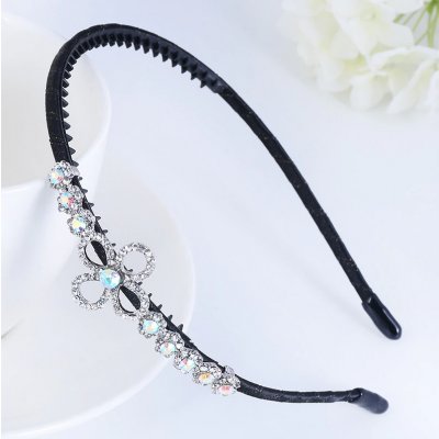 B-TOP Čelenka do vlasů s kamínky SILVER FLOWER – Sleviste.cz