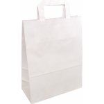 Papírová taška - 22 x 10 x 28 cm, bílá, ks – Zboží Dáma