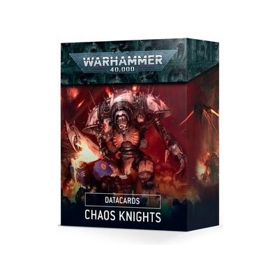 GW Warhammer 40k Datacards: Chaos Knights EN/NM