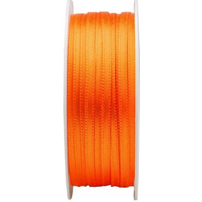 STUHA a. s. Dobruška Atlasová stuha 3 mm 103617 oranžová 20 m – Zboží Dáma