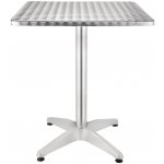 Bolero U427 čtvercový bistro stůl nerezový 600mm – Zboží Mobilmania