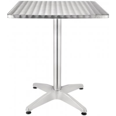 Bolero U427 čtvercový bistro stůl nerezový 600mm – Zboží Mobilmania