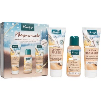 Kneipp Zimní péče sprchový gel 75 ml + pěna do koupele 100 ml + krém na ruce 75 ml dárková sada – Zboží Mobilmania