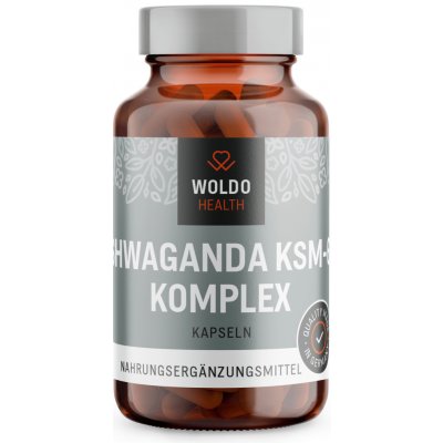 Woldo Health Ashwaganda KSM-66 komplex 90 kapslí – Hledejceny.cz