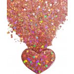 Holografické glitrové třpytky do pryskyřice 10 g korálové – Zboží Dáma