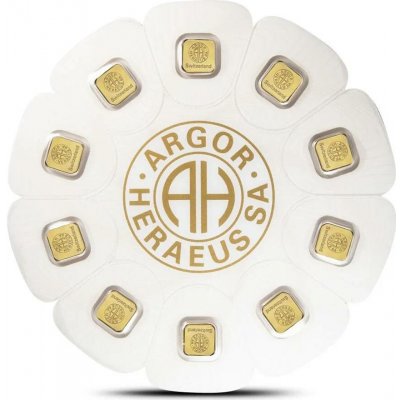 Argor-Heraeus Goldseed zlatý slitek 10 x 1 g – Zboží Mobilmania
