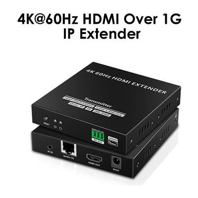 PremiumCord 4K@60Hz HDMI nekompresovaný extender na 120m přes LAN, over IP KHEXT120-10 – Zbozi.Blesk.cz