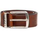Diesel opasek Diesel LOGO B-VISIBLE belt hnědá – Zboží Dáma