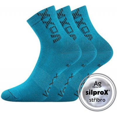 Voxx ADVENTURIK dětské antibakteriální ponožky se stříbrem tm. tyrkysová