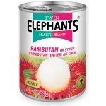 Twin Elephants Rambutan v sirupu 565 g – Sleviste.cz