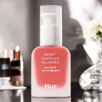 House of Hur Moist Ampoule Blusher Hydratační tekutá tvářenka Peach Coral 20 ml – Hledejceny.cz