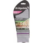 Bridgedale Everyday Sock/Liner merino Endurance Boot ponožky light grey/purple – Hledejceny.cz