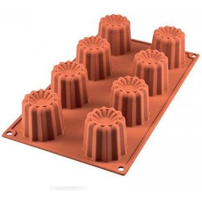 Silikonová forma Canelé 8x5,5x5cm 736ml - Silikomart – Zboží Mobilmania