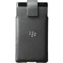 Pouzdro Blackberry kožené Blackberry priv klip s otočným čepem černé