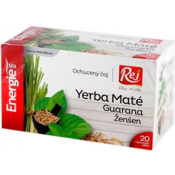 Rej Energie Tea Yerba maté Guaraná Ženšen 20 x 1,5 g