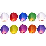 LAMPION ŠTĚSTÍ LAMPIONY LÉTAJÍCÍ SVATEBNÍ HOSTINA SADA 10 KUSŮ – Zboží Dáma