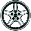 Alu kolo, lité kolo Corspeed Vegas 8,5x19 5x112 ET28 black polished inox lip