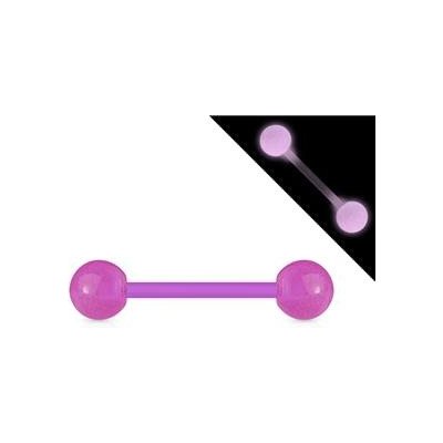 Šperky4U piercing do jazyka svítící ve tmě PJ01152-A – Sleviste.cz