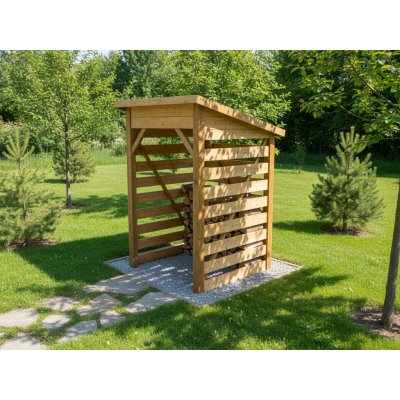 Nejzahradnidomek 3-Kubík natur 1,45 x 1,45 m DREVNIK – Sleviste.cz