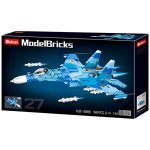 Sluban B0985 Modrý stíhací letoun 2v1 – Zboží Dáma