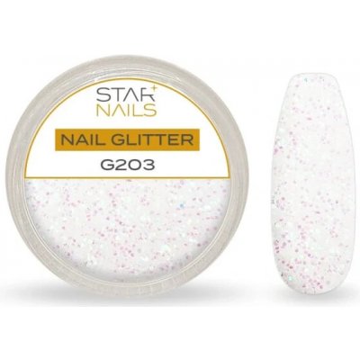Starnails Nail Art zdobení glitter G203 – Hledejceny.cz