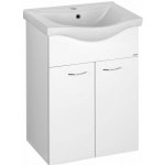 Aqualine Keramia Fresh koupelnová skříňka pod umyvadlo 51,1 x 74 x 34 cm MDF lamino bílá 50057 Koupelny Bernold – Hledejceny.cz