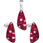 Pavona sada s krystaly Swarovski náušnice a přívěsek modrý 39167.3 light sapphire – Zboží Dáma