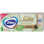 Zewa Softis Natural papírové kapesníčky 4-vrstvé 90 ks – Zboží Dáma