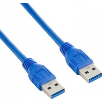 4World 08943 USB 3.0, A-A propojovací, 5m, modrý