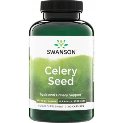 Swanson Celery Seed 180 kaplsí 500 mg – Hledejceny.cz