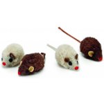 Beeztees Hračka pro kočky látková myš 4cm – Zboží Mobilmania
