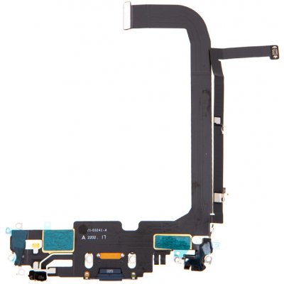 AppleMix Napájecí a datový konektor s flex kabelem + mikrofony pro Apple iPhone 13 Pro Max - modrý - kvalita A+ – Zbozi.Blesk.cz
