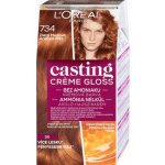 L’Oréal Casting Crème Gloss barva na vlasy 734 zlatá medová – Zboží Mobilmania