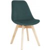 Jídelní židle MOB Blanche smaragdová / buk