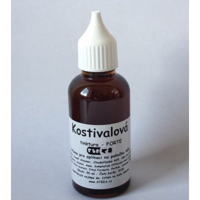 STEZA Kostivalová tinktura FORTE 3x lékovka po 50 ml