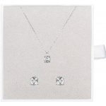Franco Bene Stříbrný Diamond set náhrdelník a náušnice 2248 – Zboží Mobilmania