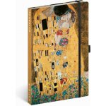 NOTIQUE Notes Gustav Klimt linkovaný 13 x 21 cm – Zboží Živě