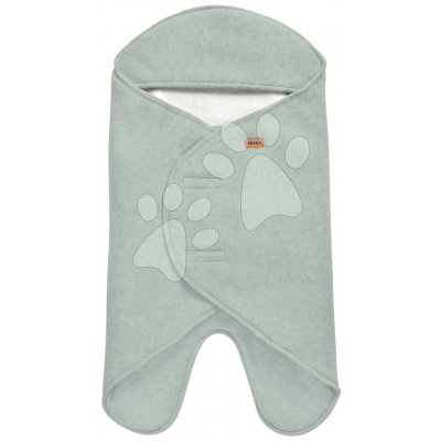 Babynomade Zavinovačka Double Fleece Beaba Sage extra teplá zelená – Hledejceny.cz