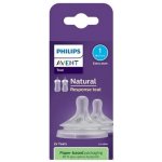 Philips Avent savička Natural Response 1 první průtok 2 ks transparentní – Zboží Dáma