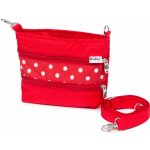 Iridog Pamlskovník & crossbody 2V1 červený s puntíkem 21 x 15 cm – Hledejceny.cz