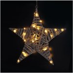 Solight LED ratanová hvězda 40x LED 2xAA 40cm – Hledejceny.cz