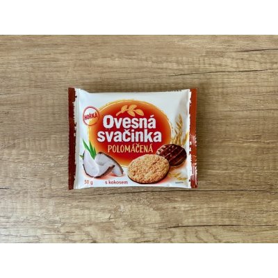 Fammilky Ovesná svačinka polomáčená s kokosem 50 g – Zboží Dáma
